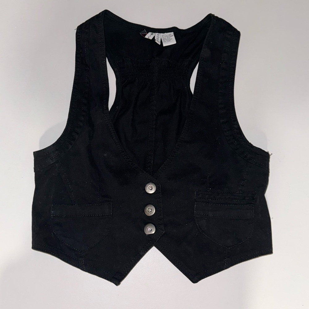 Vintage black vest